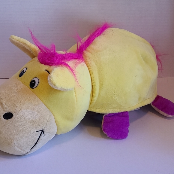 Flip a Zoo Horse to Bunny 16-20in by Jay at Play Transforming Plush 2 in 1 Plush - Picture 2 of 10